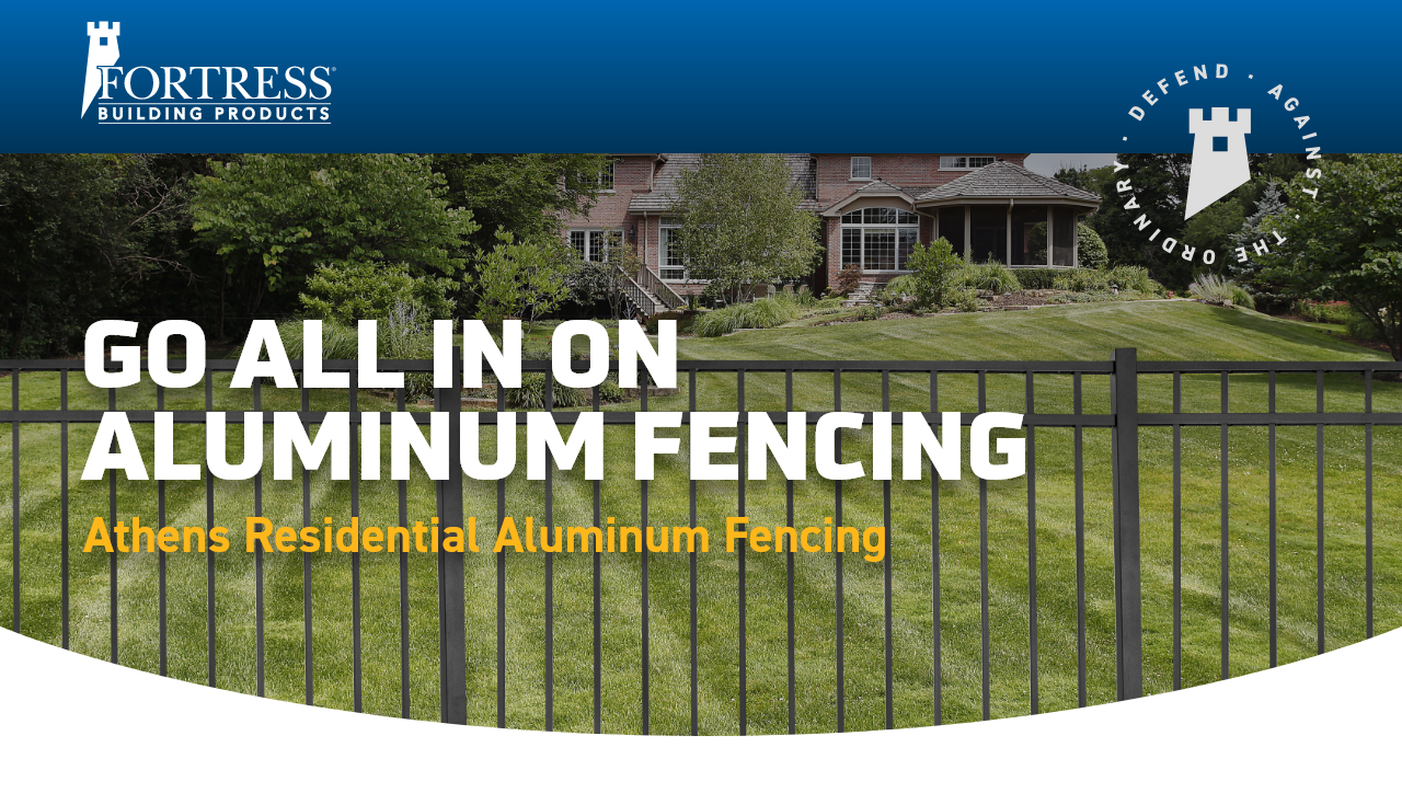 Go All-In On Aluminum Fencing